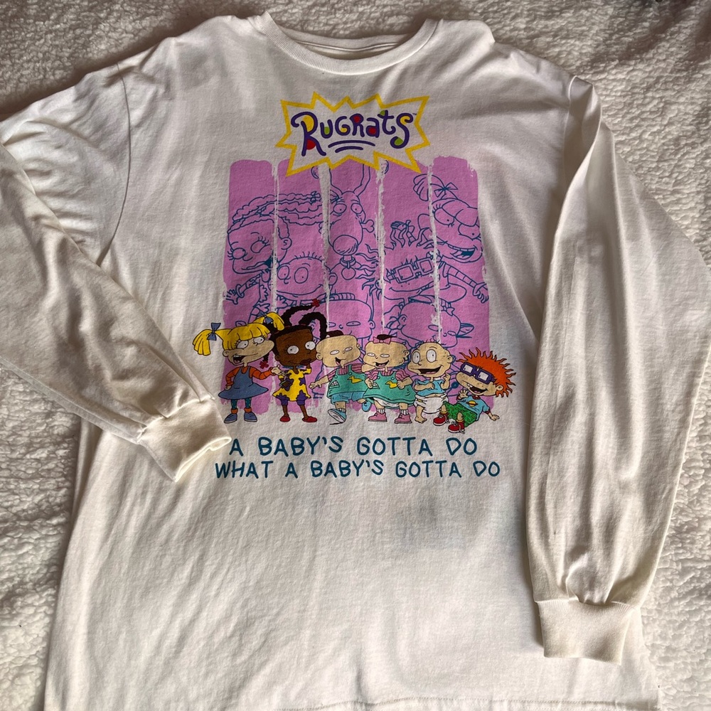 Baby rugrats over sized long sleeve shirt